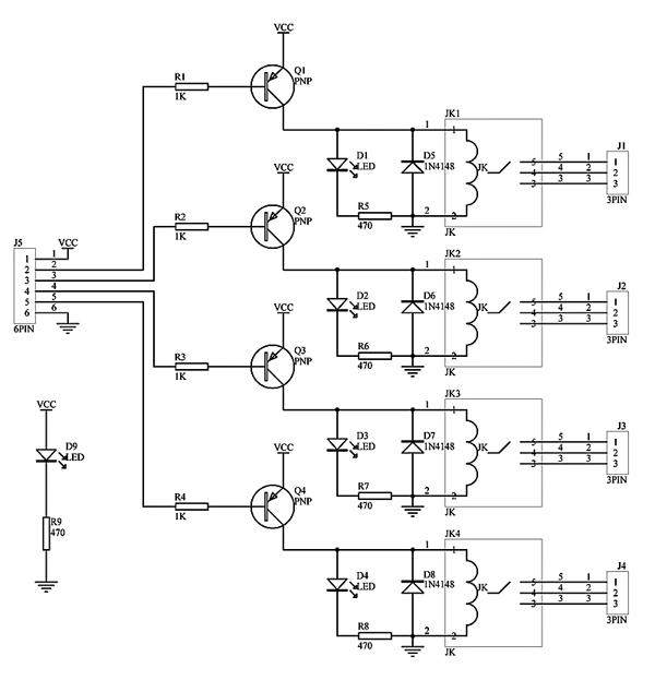 fuente alimentación protoboard 5V 3.3V 1A - DynamoElectronics